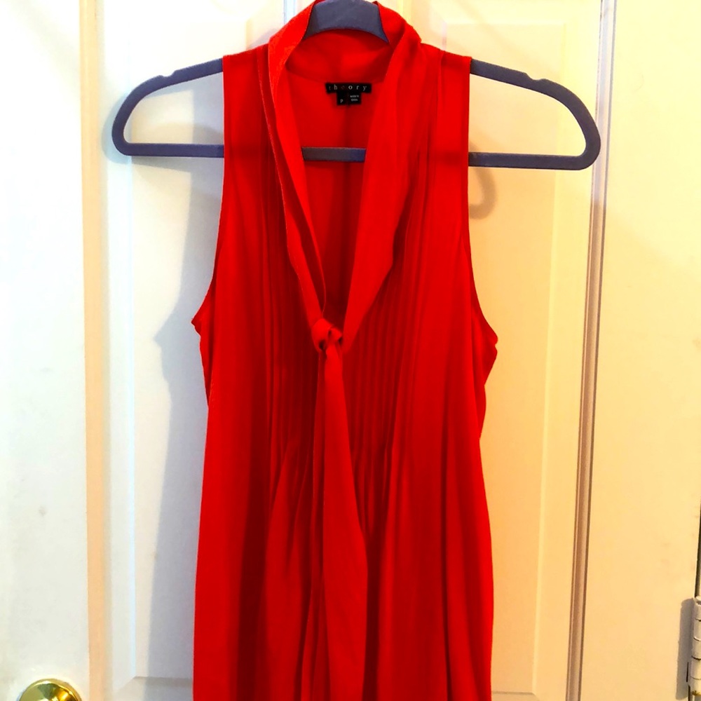 Theory 100% silk shirt